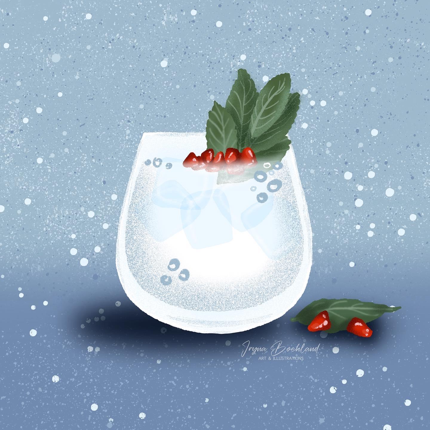 Minimalistic Christmas Cocktail with Maja - image 2 - student project
