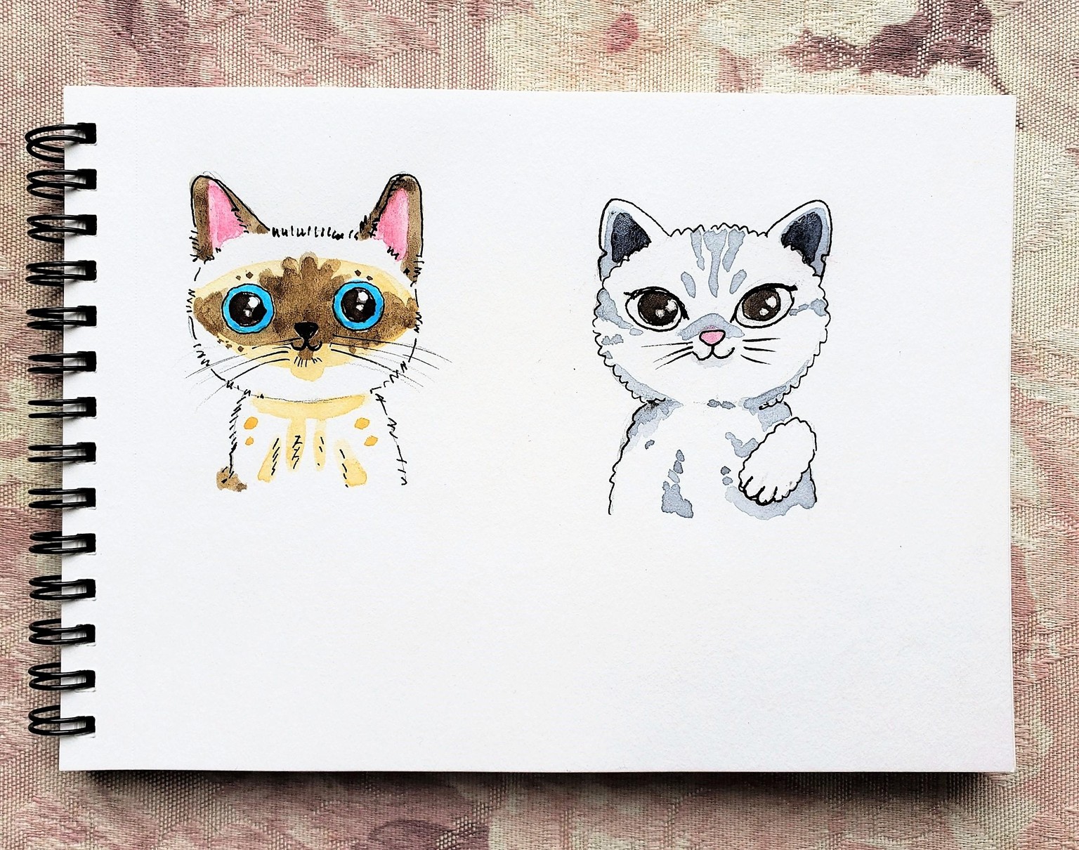 Cartoon Cat Pet Portraits - image 1 - student project