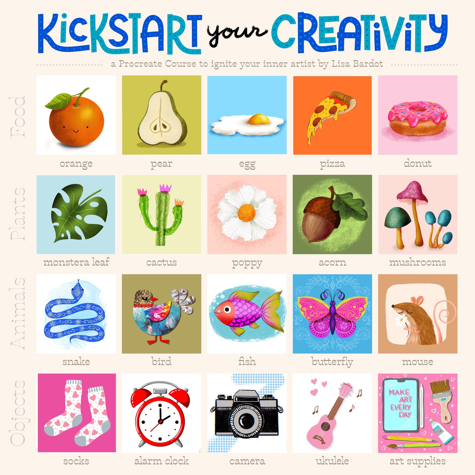 Kickstart your Creativity with Lisa Bardot - image 2 - student project