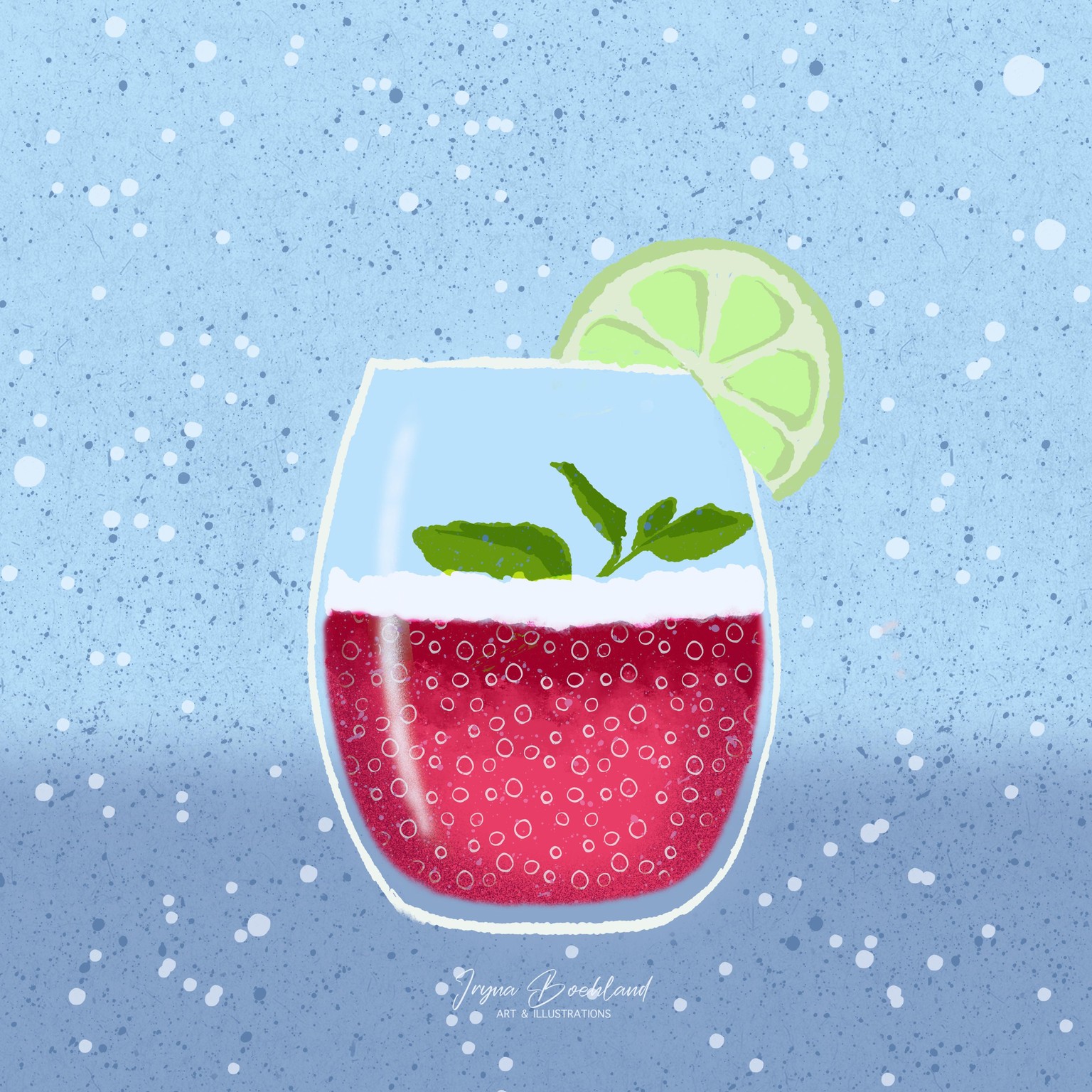 Minimalistic Christmas Cocktail with Maja - image 4 - student project
