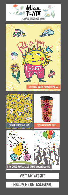 Leticia Plate illustration newsletter (new method!) - image 1 - student project