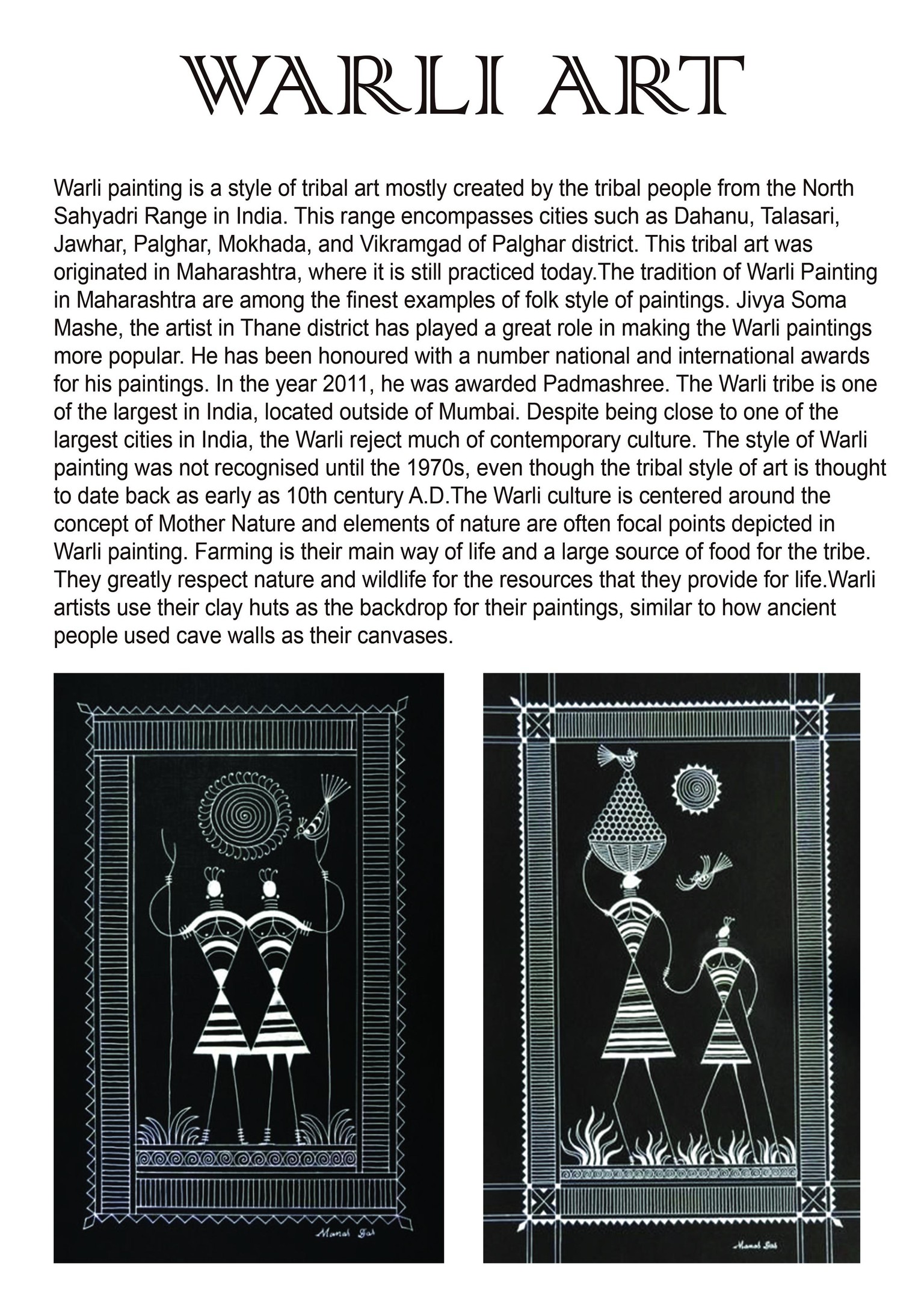 Warli Art Typeface - image 1 - student project