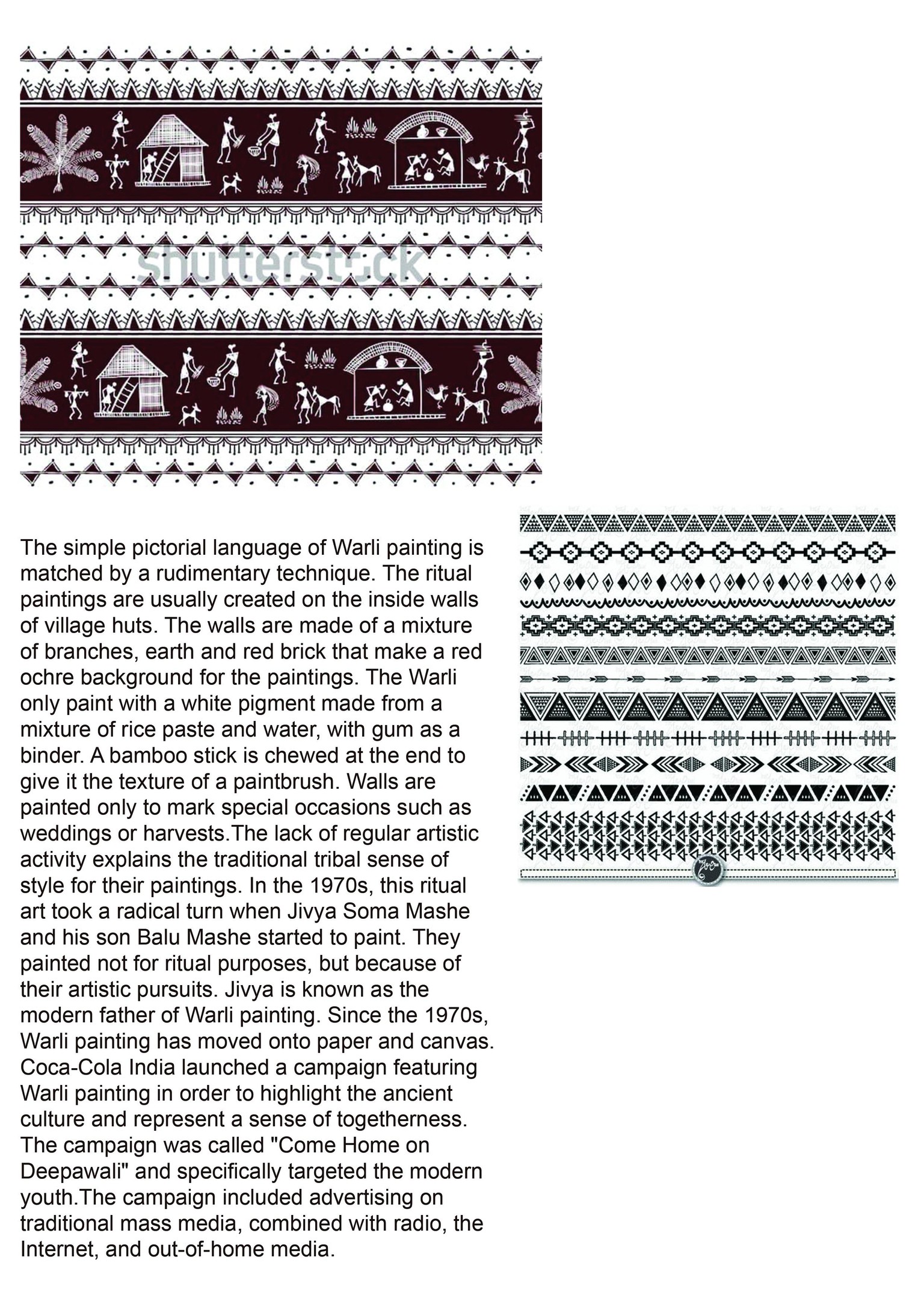 Warli Art Typeface - image 2 - student project