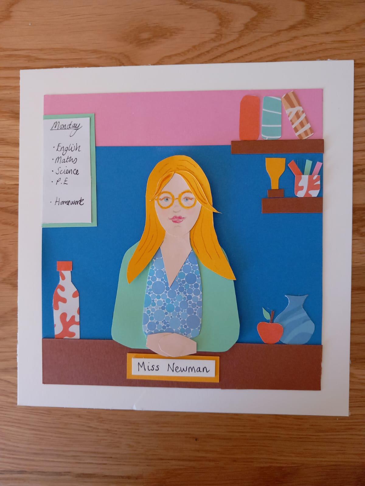 Teacher Thank You Cards - image 2 - student project