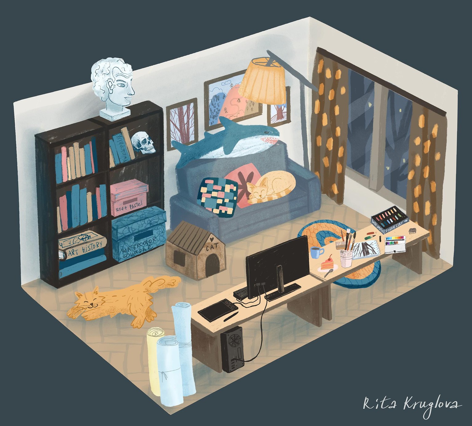 Illustrator room - image 1 - student project
