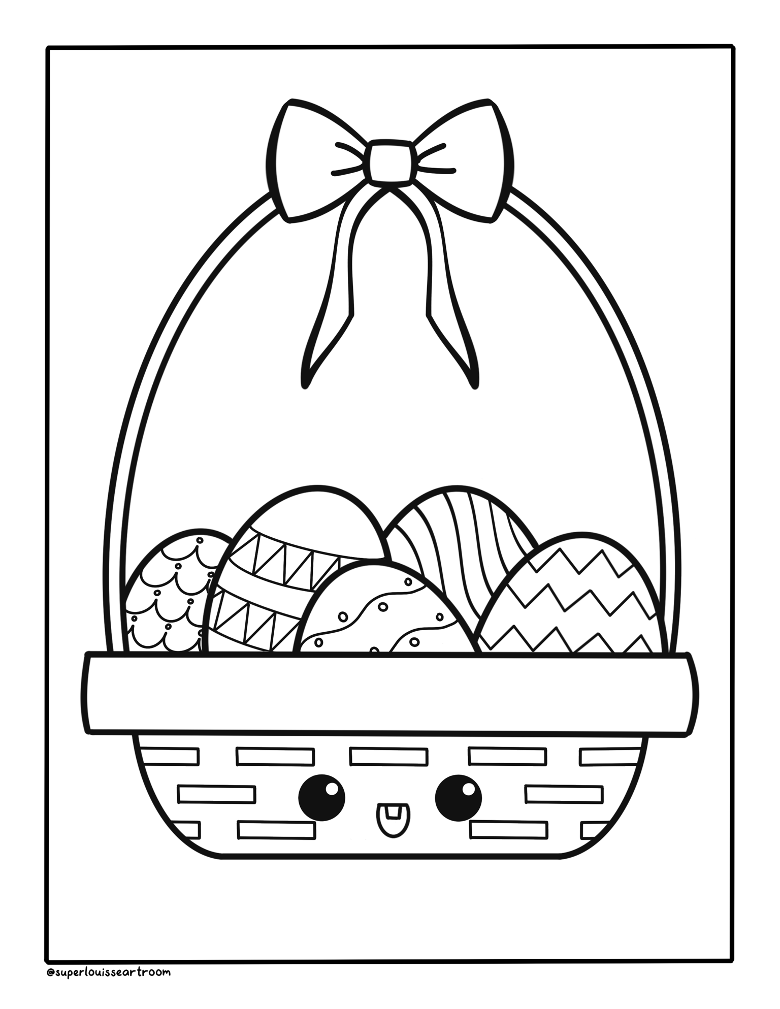 Basket of Easter Eggs - image 1 - student project