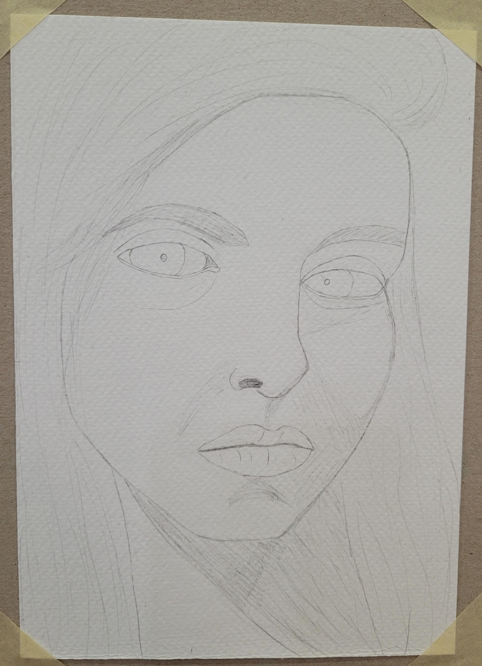 Auto retrato aquarela - image 3 - student project