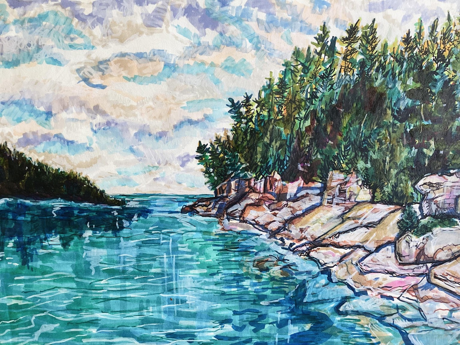 Creek study - image 1 - student project