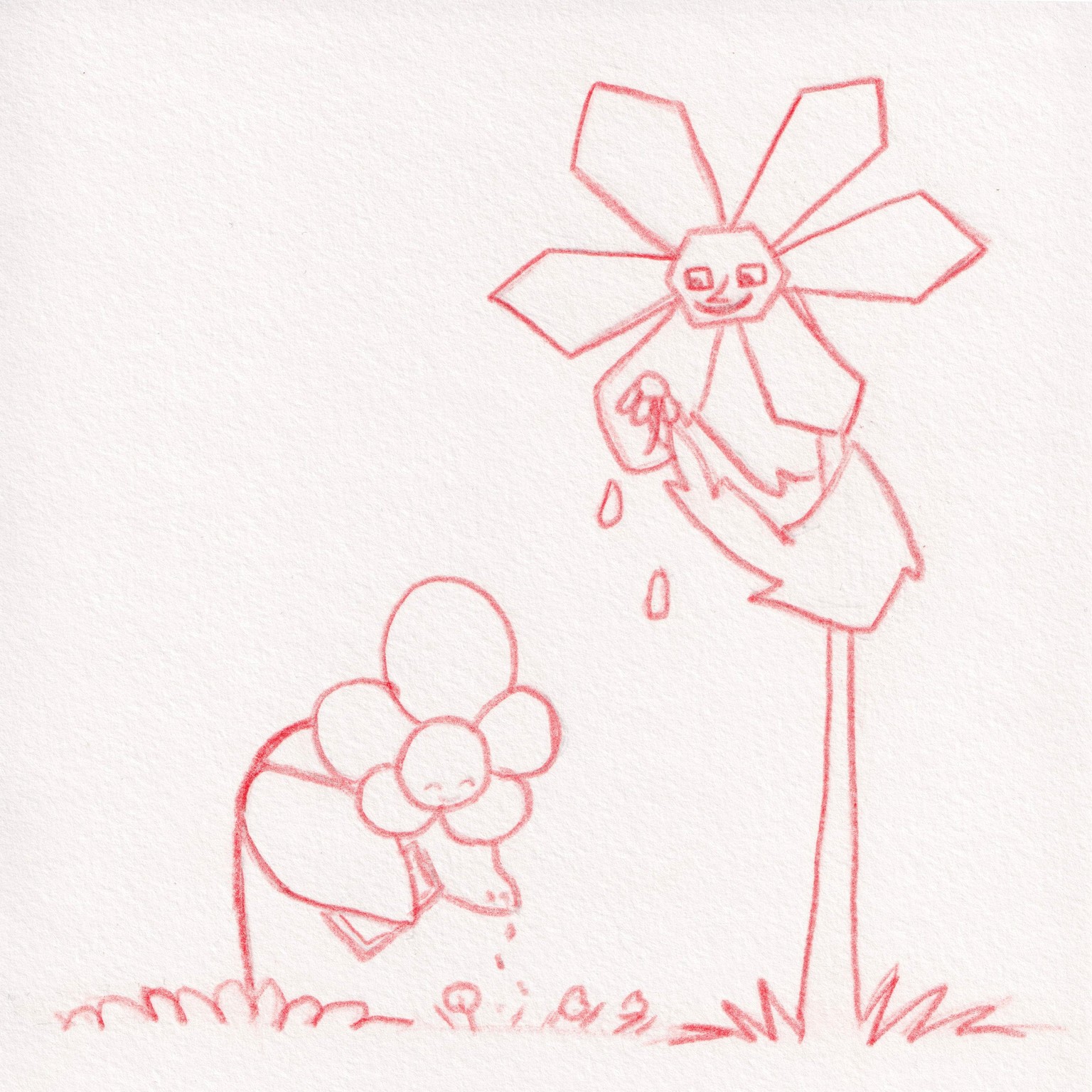 Hero and villain flowers - image 1 - student project