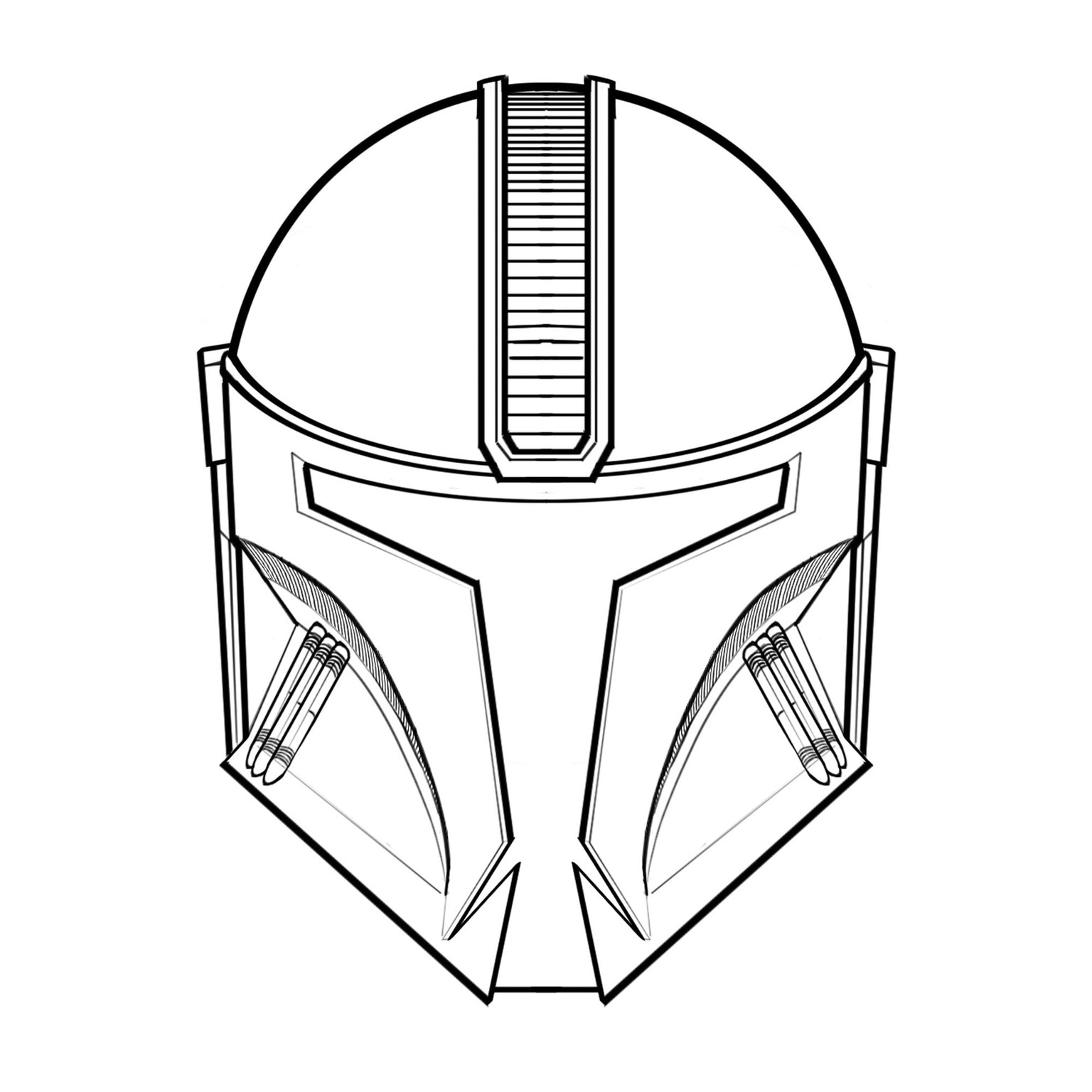 Mandalorian Helmet Concept - image 3 - student project