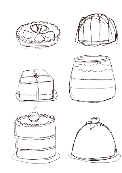 Patisserie stickers - image 2 - student project