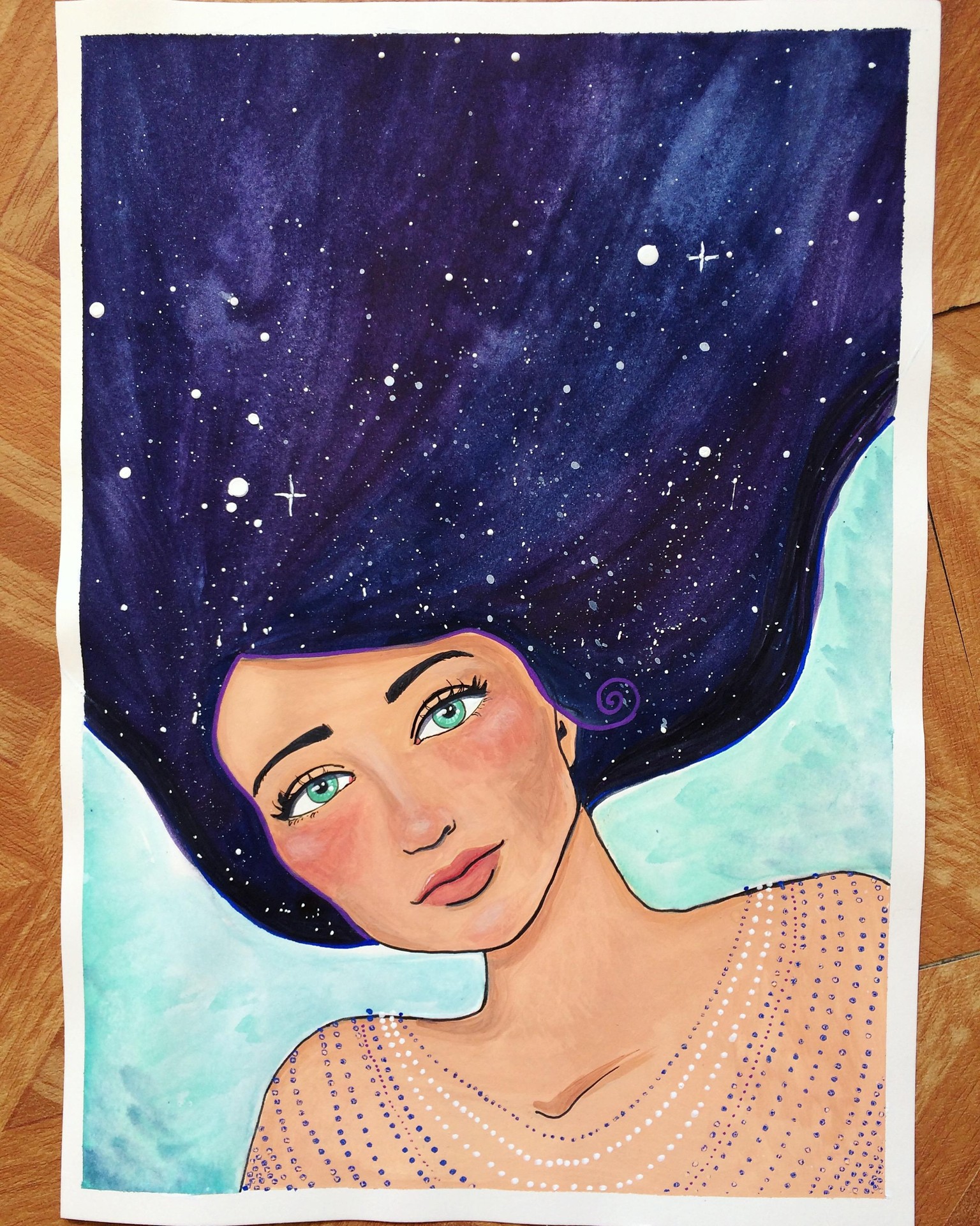 Whimsical portrait - image 1 - student project