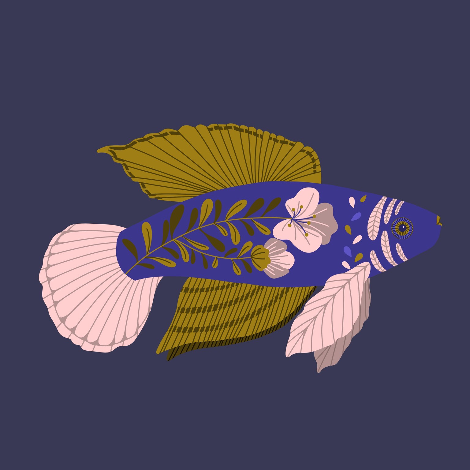 Folky Fish - image 1 - student project