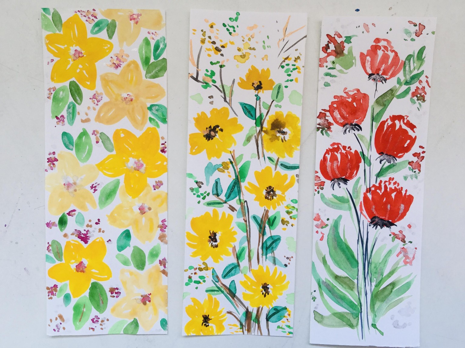 LOOSE WATERCOLOR FLORALS BY SAKI - image 2 - student project