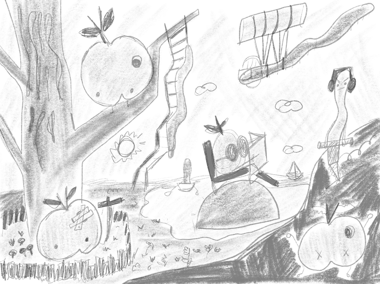 Apple & Worms - image 3 - student project