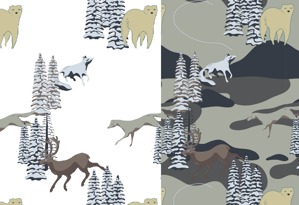 Arctic Winter - 5 Complex Pattern Techniques - image 23 - student project