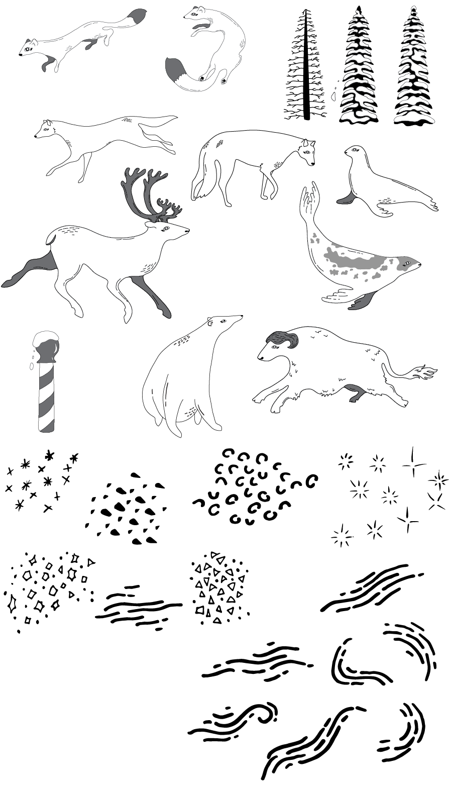 Arctic Winter - 5 Complex Pattern Techniques - image 3 - student project