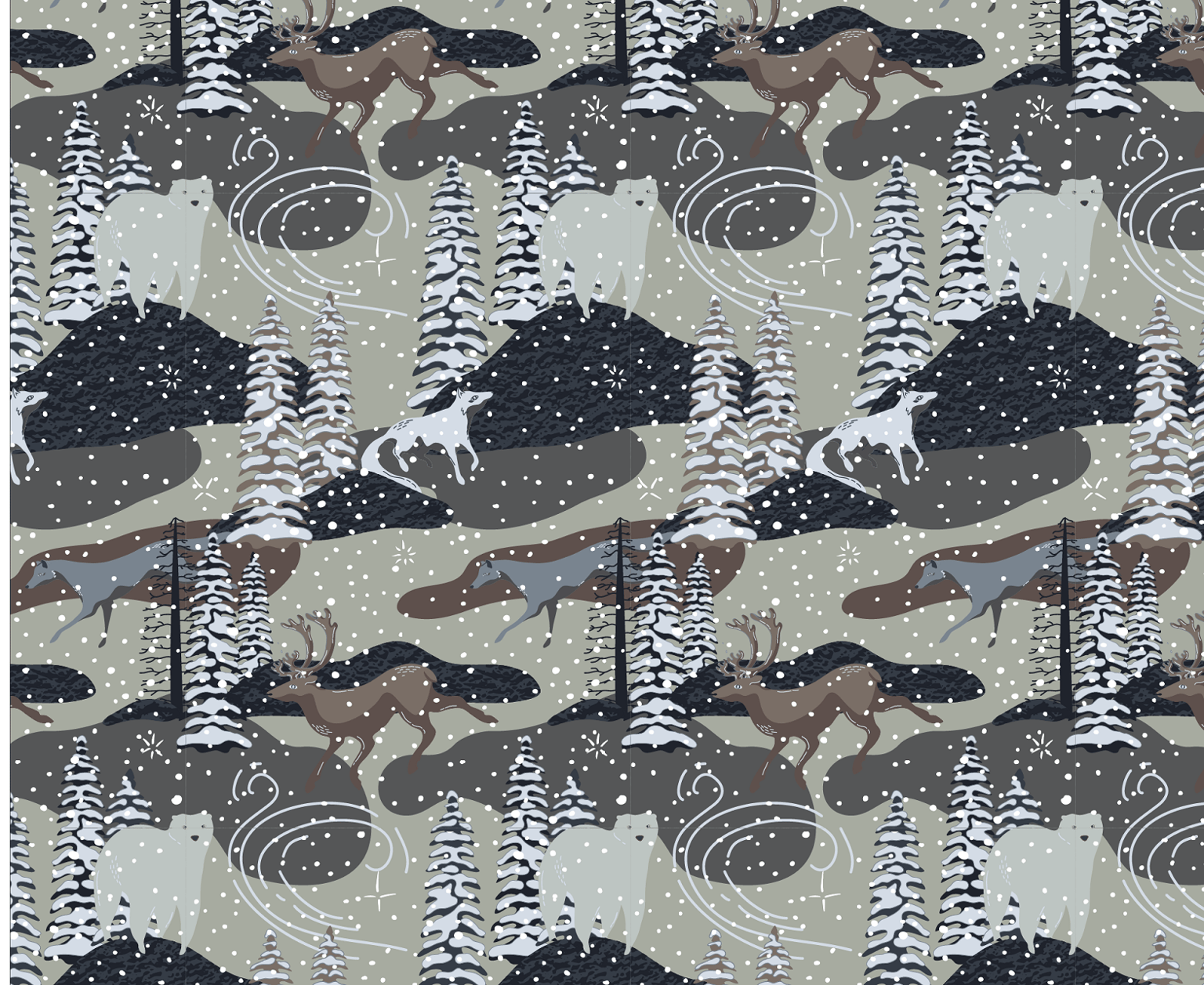 Arctic Winter - 5 Complex Pattern Techniques - image 24 - student project