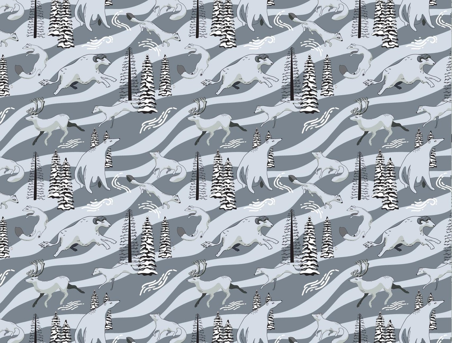 Arctic Winter - 5 Complex Pattern Techniques - image 7 - student project