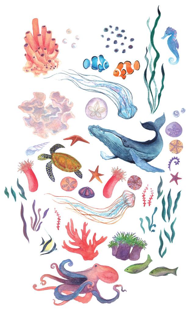Under The Sea Pattern - SAMPLE PROJECT - image 1 - student project