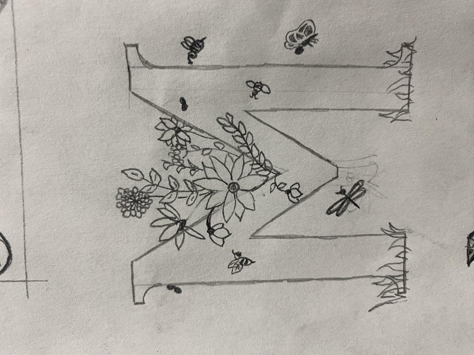 The Blue Castle Drop Cap - image 1 - student project