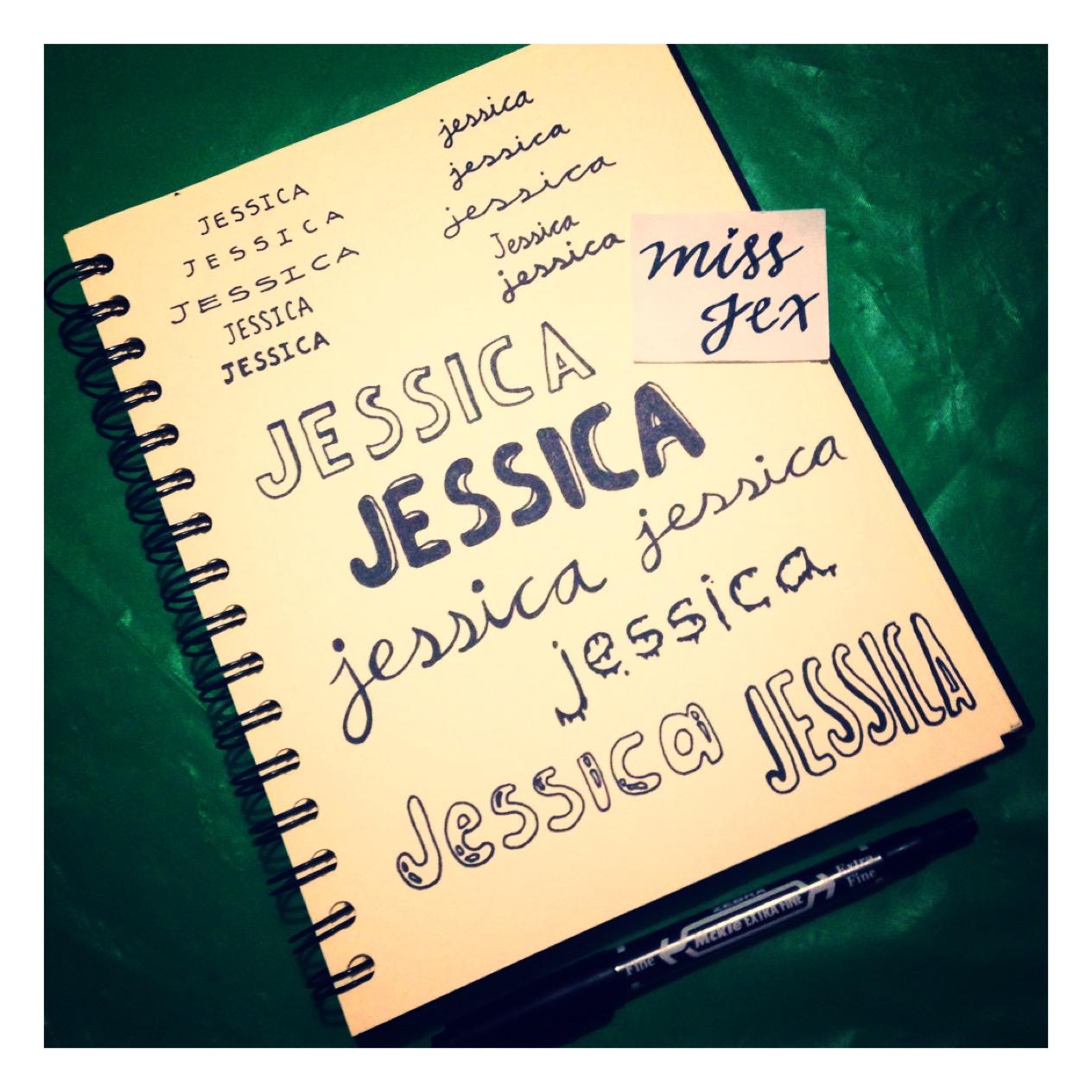 Doodling Words and Letters Freehand - image 1 - student project