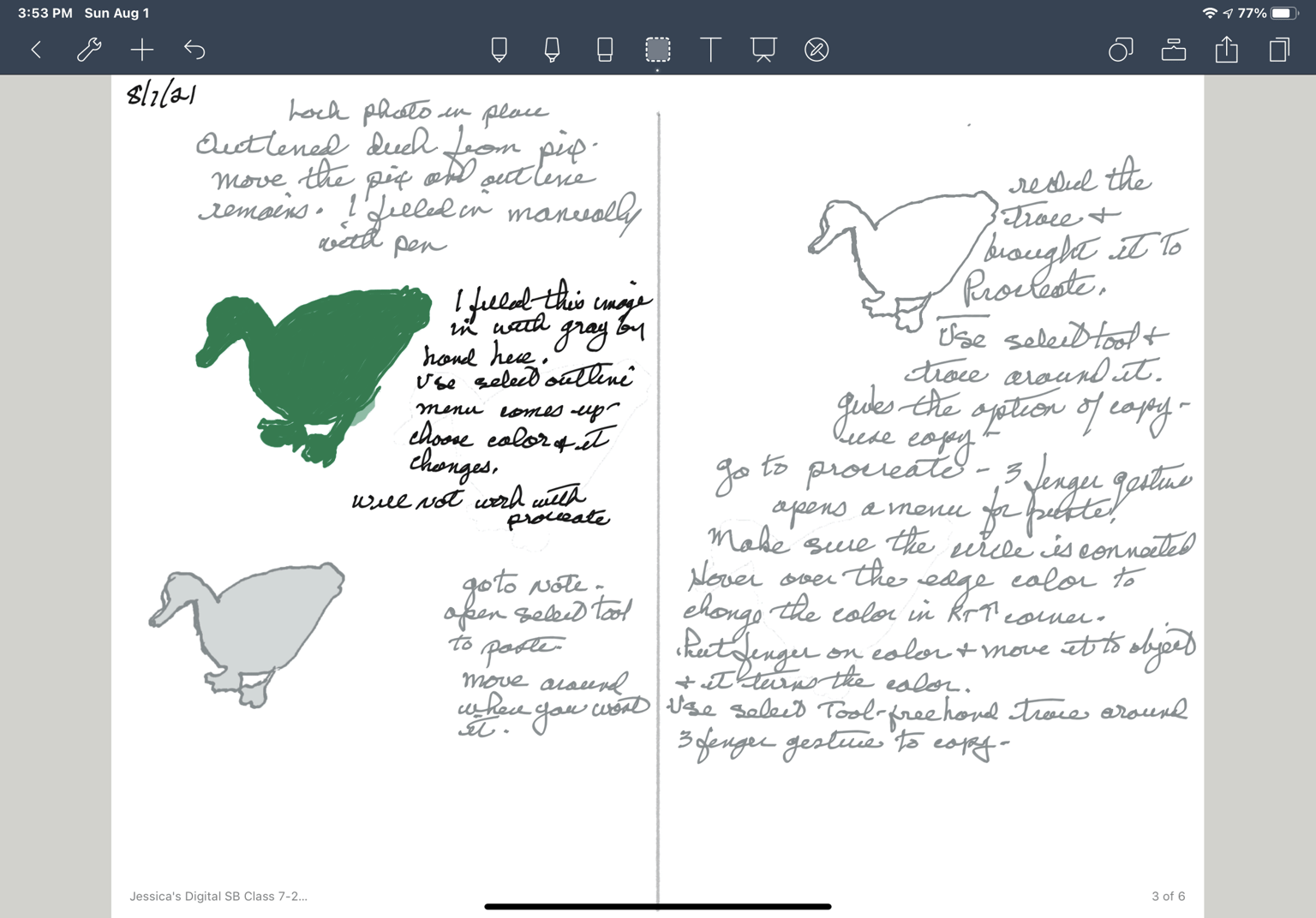 Digital Class Notes - image 3 - student project