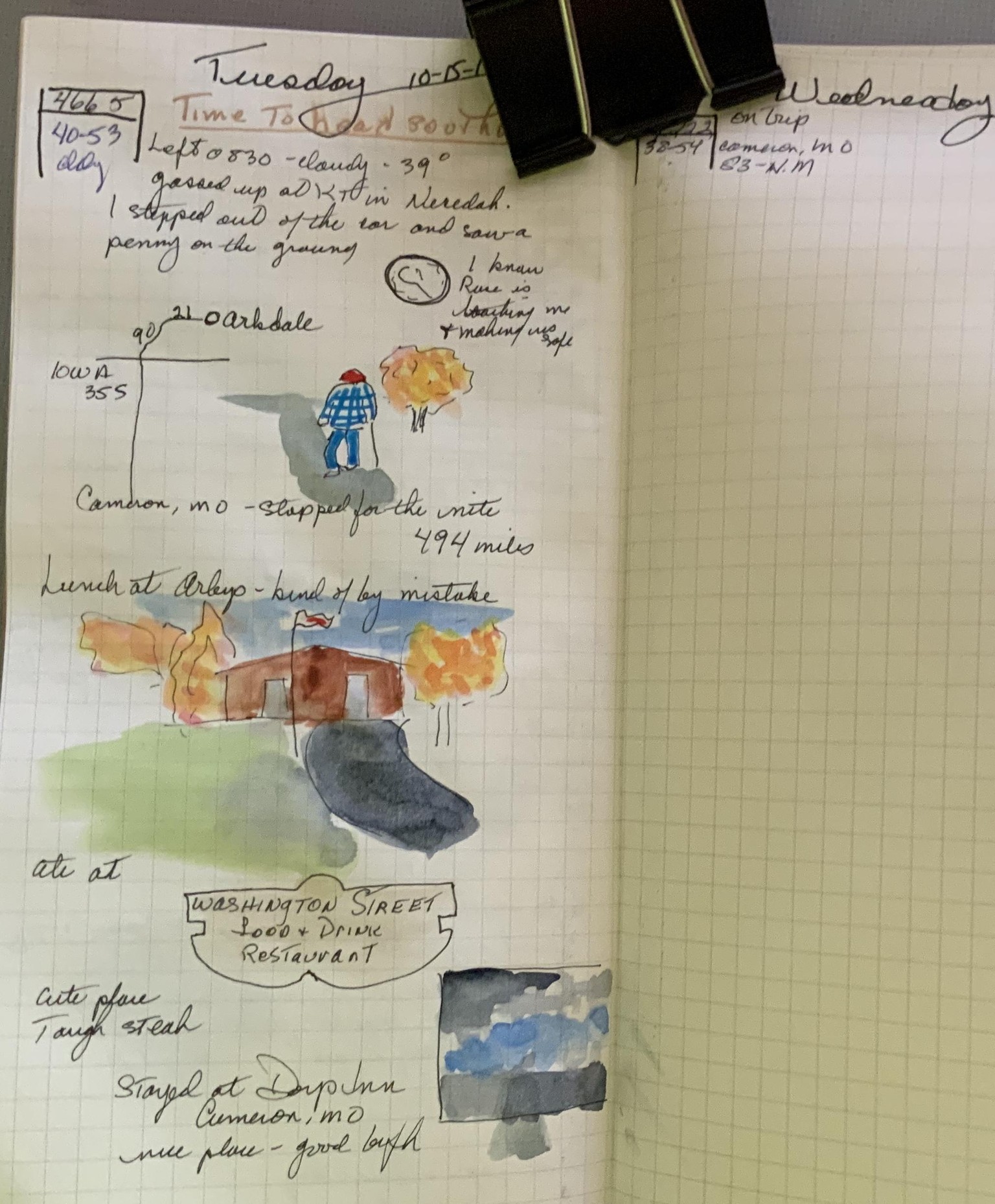 Travel journaling with Procreate. - image 1 - student project