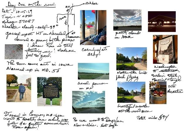Travel journaling with Procreate. - image 2 - student project