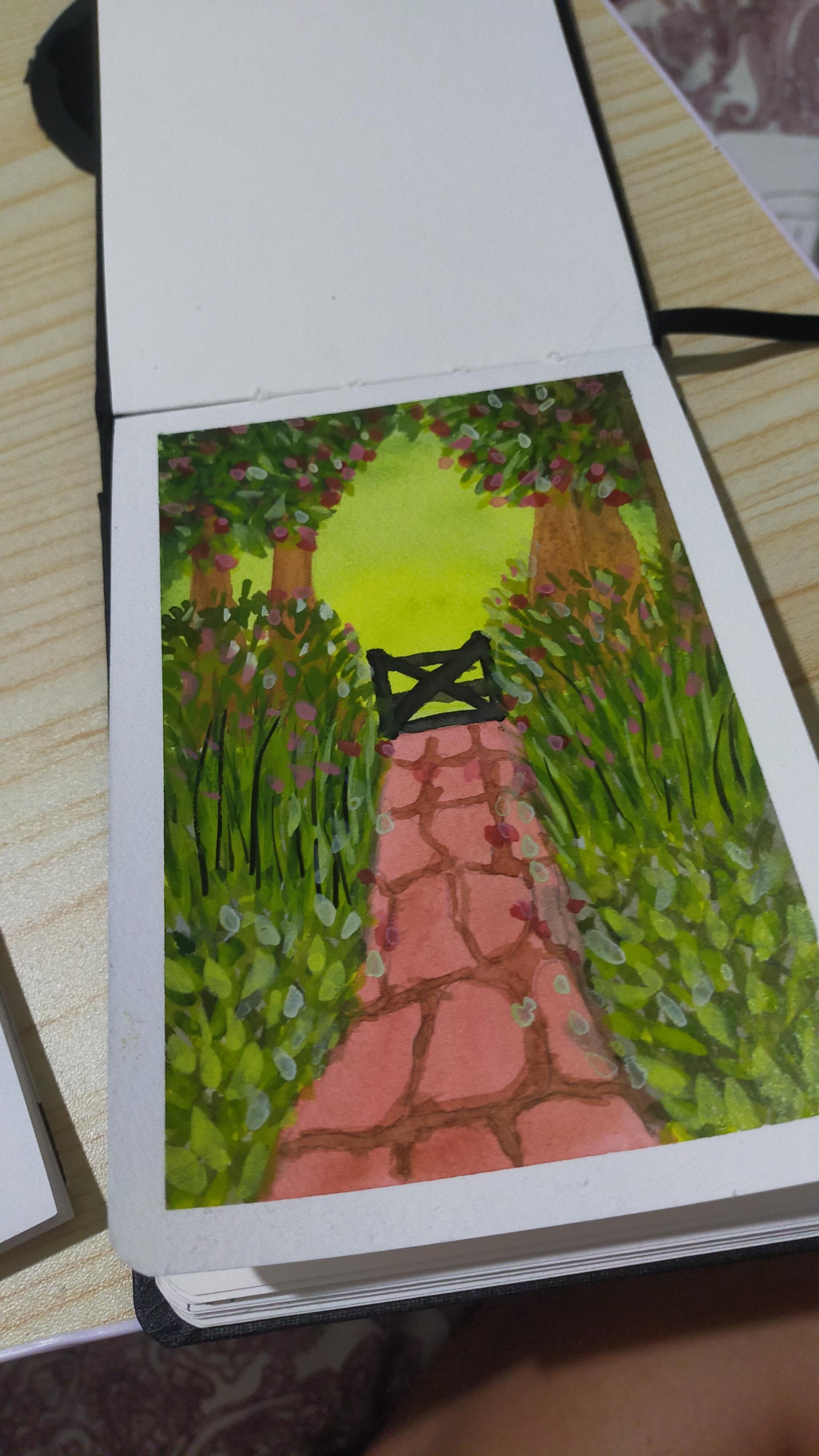 Gouache Grassy Paths - image 1 - student project