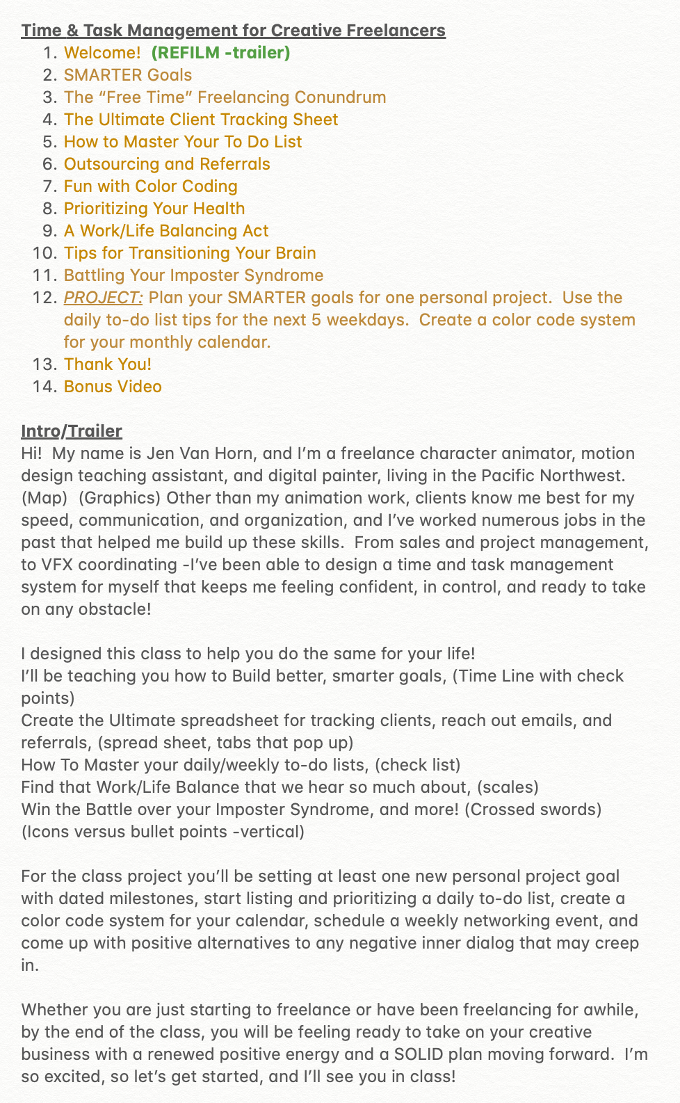 Time & Task Management for Creative Freelancers - image 1 - student project
