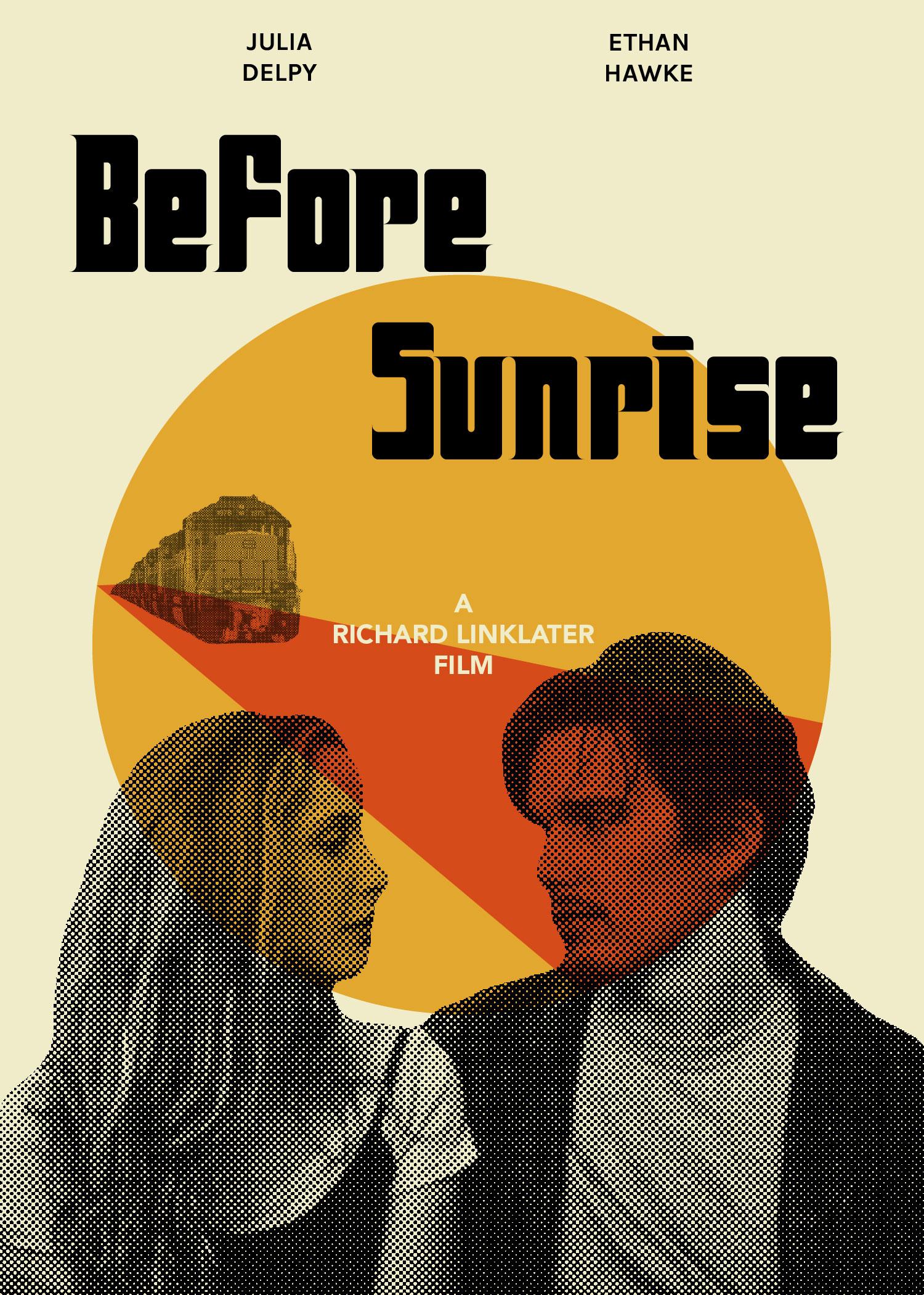 Before Sunrise - Movie Poster Rendition - image 2 - student project