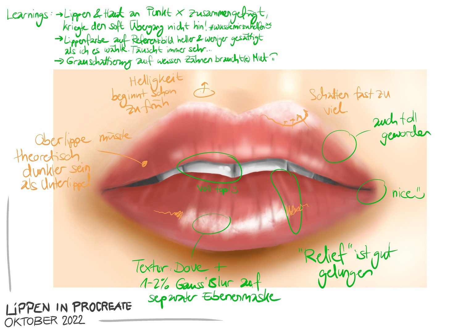 Lips #Procreate - image 2 - student project