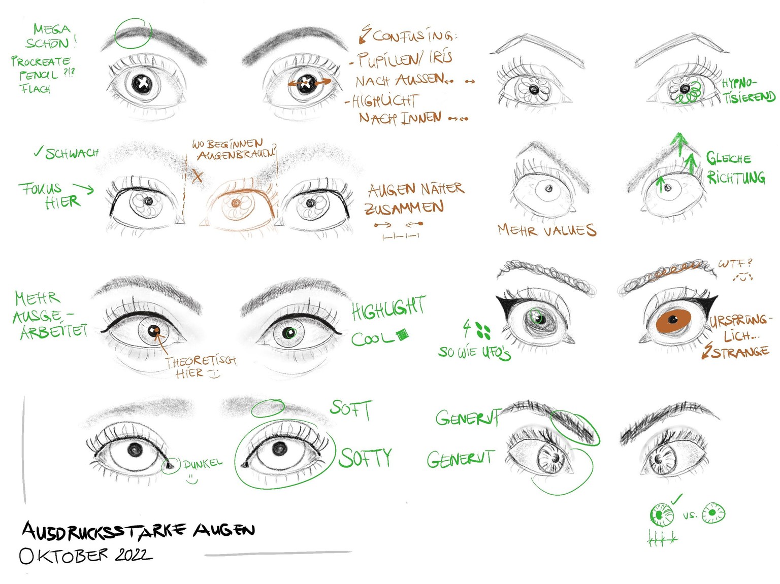 Eyes #Procreate - image 4 - student project