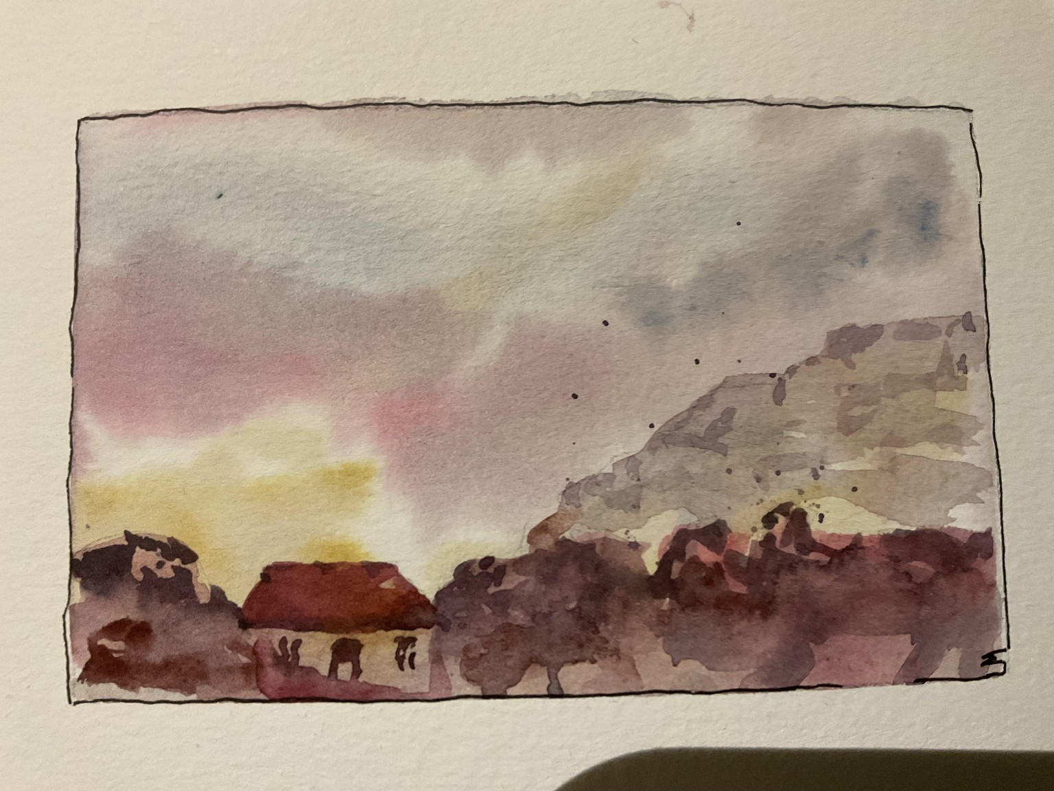 Mühelose Aquarell-Landschaften - image 2 - student project