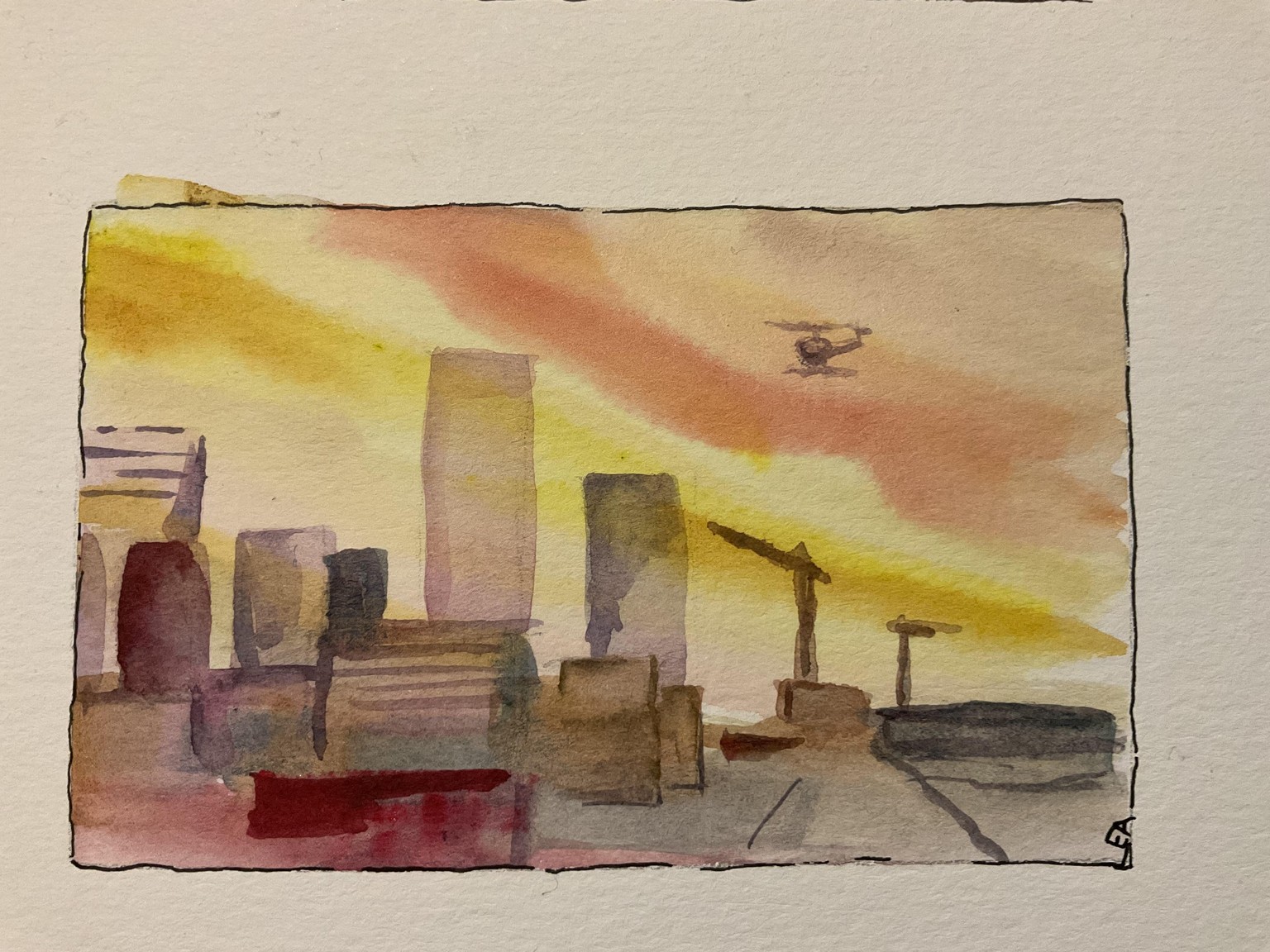 Mühelose Aquarell-Landschaften - image 3 - student project