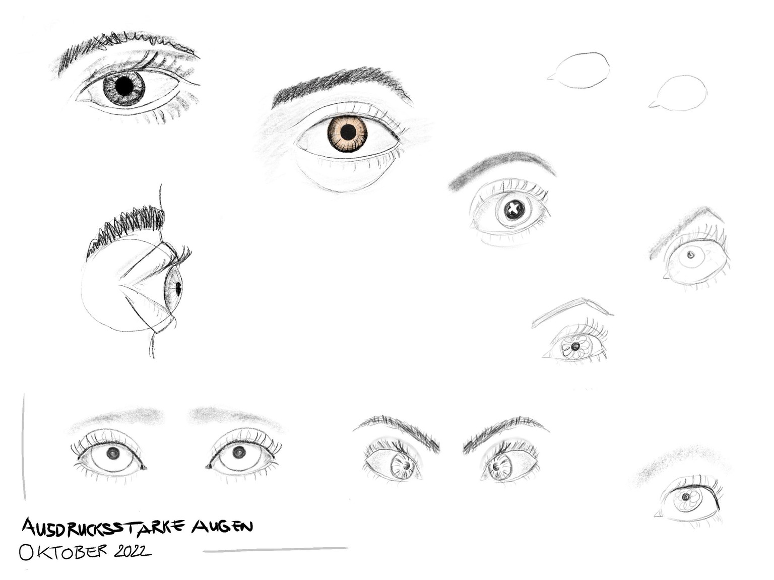 Eyes #Procreate - image 1 - student project