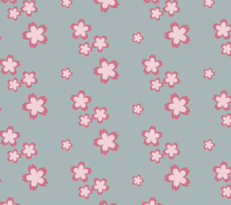 Sakura Repeat Pattern - image 1 - student project