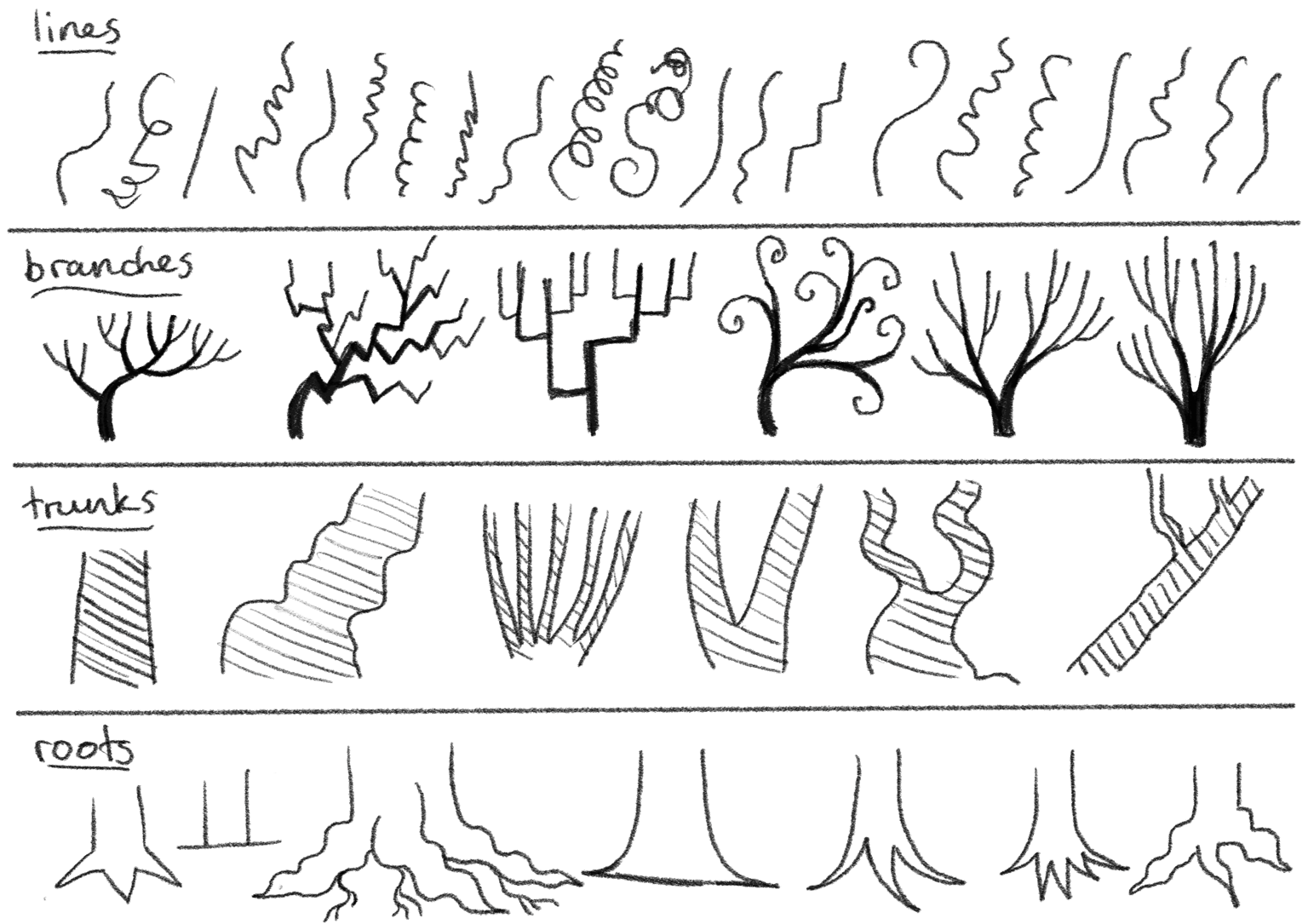 Stylised Trees - image 1 - student project