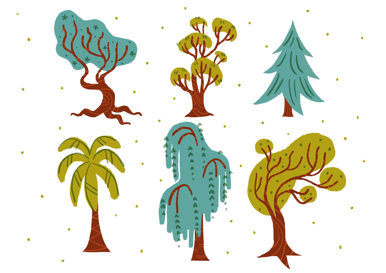 Stylised Trees - image 2 - student project