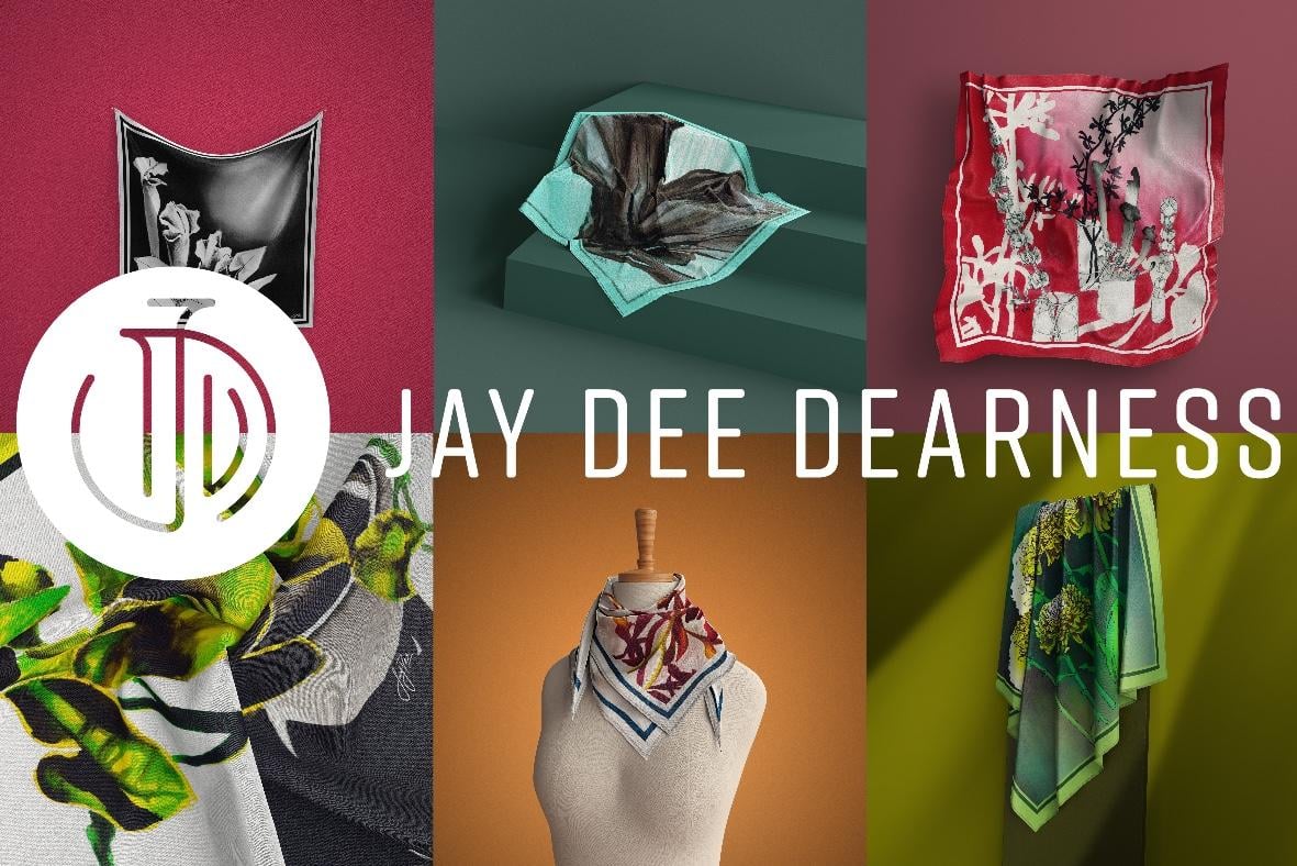 Jay Dee's Floral Scarves - image 2 - student project
