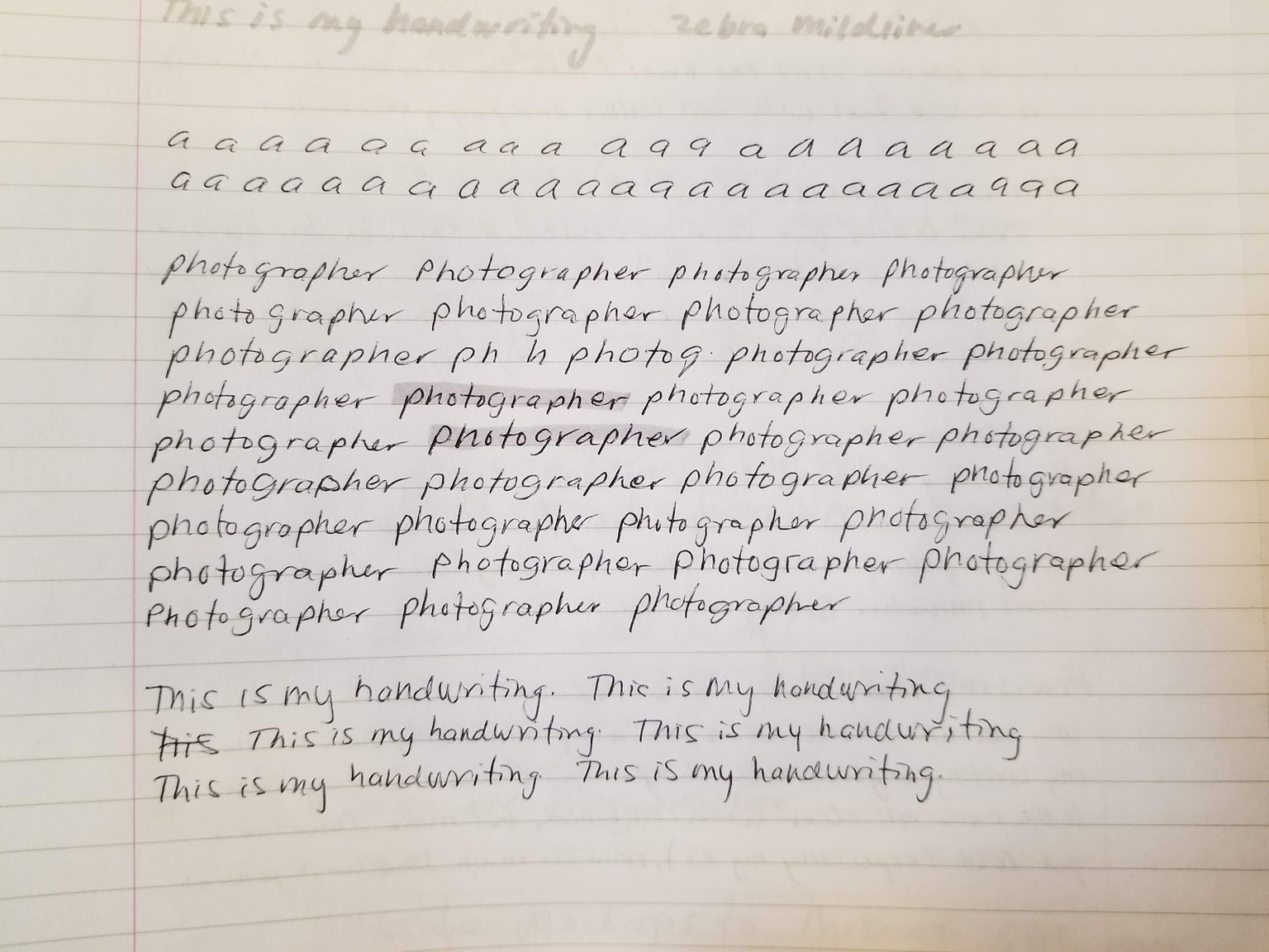 Handwriting Improvement - image 4 - student project