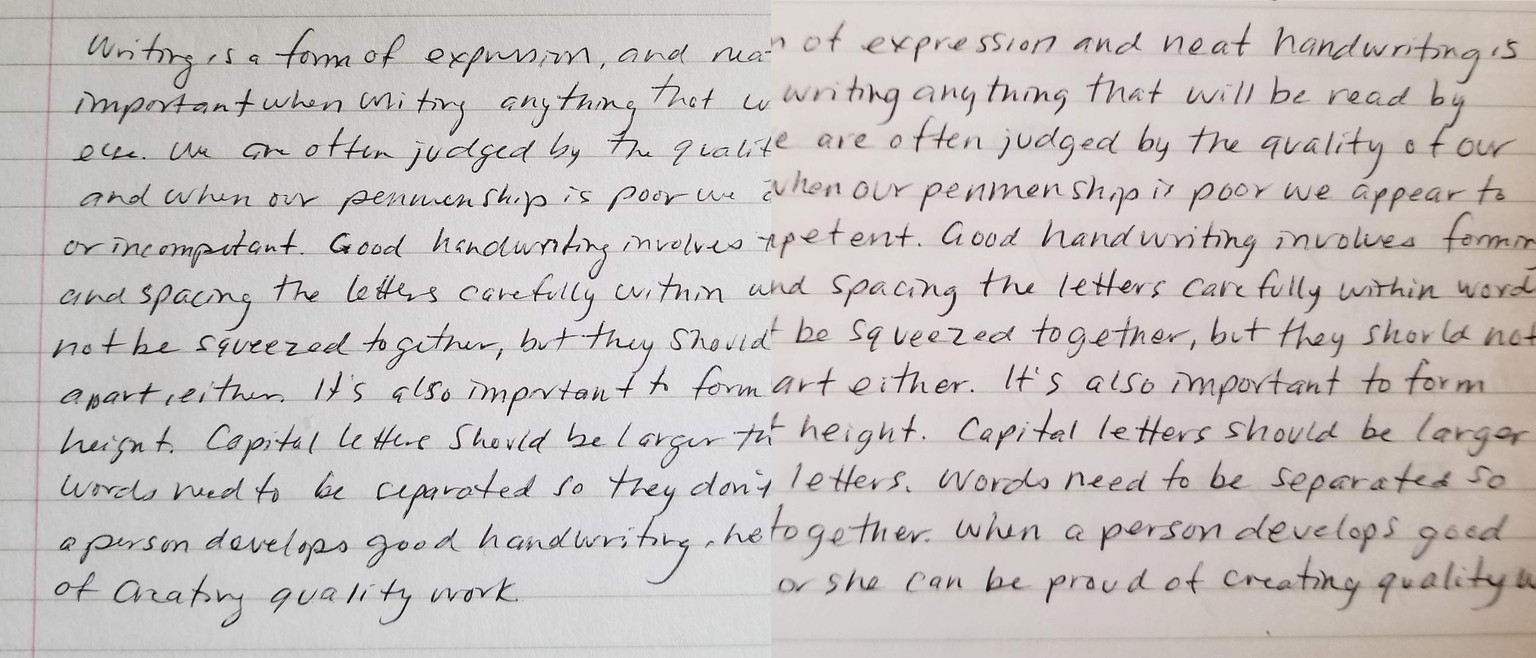 Handwriting Improvement - image 6 - student project