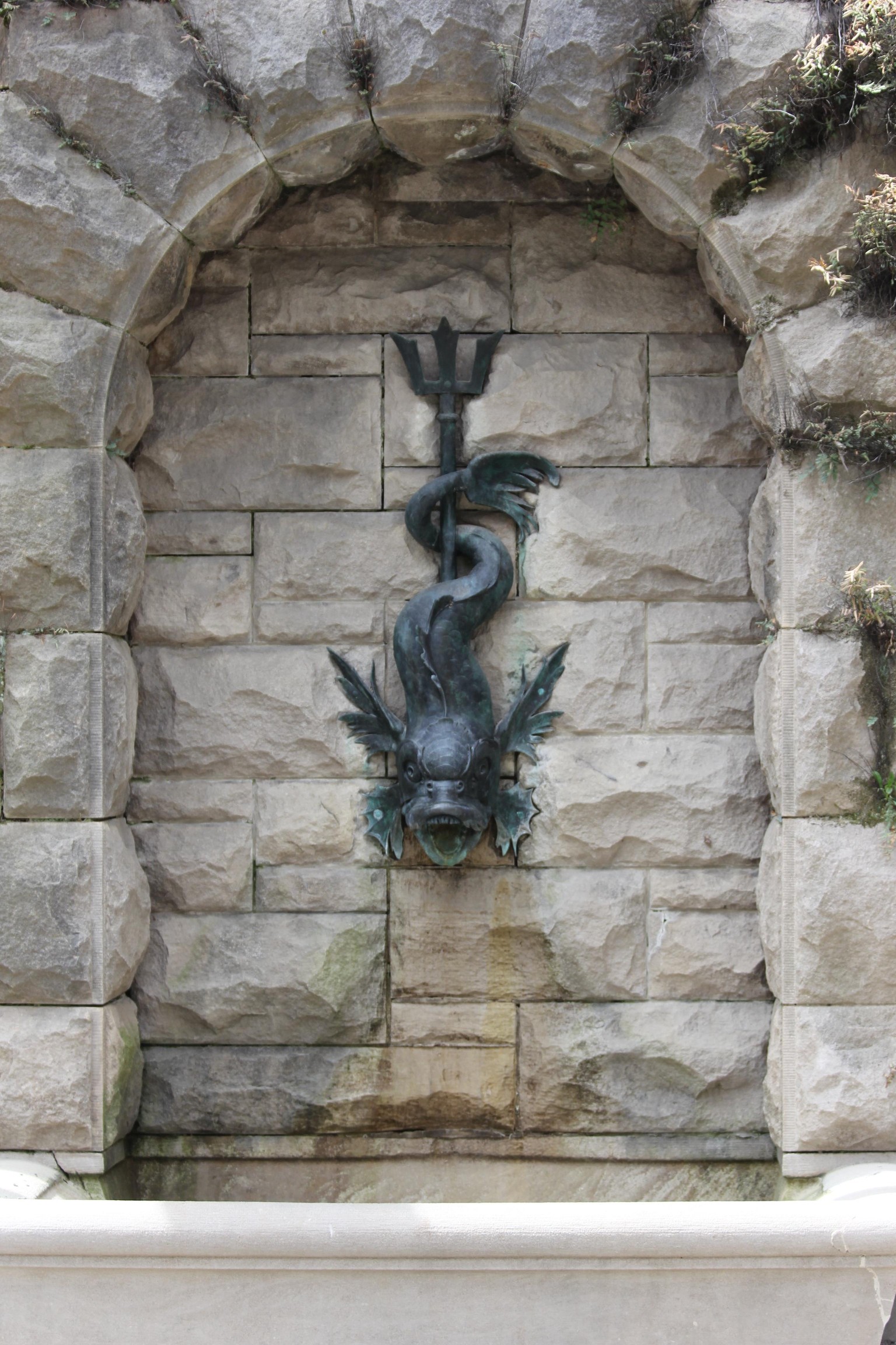 Biltmore Estate Triton and Fish - image 2 - student project
