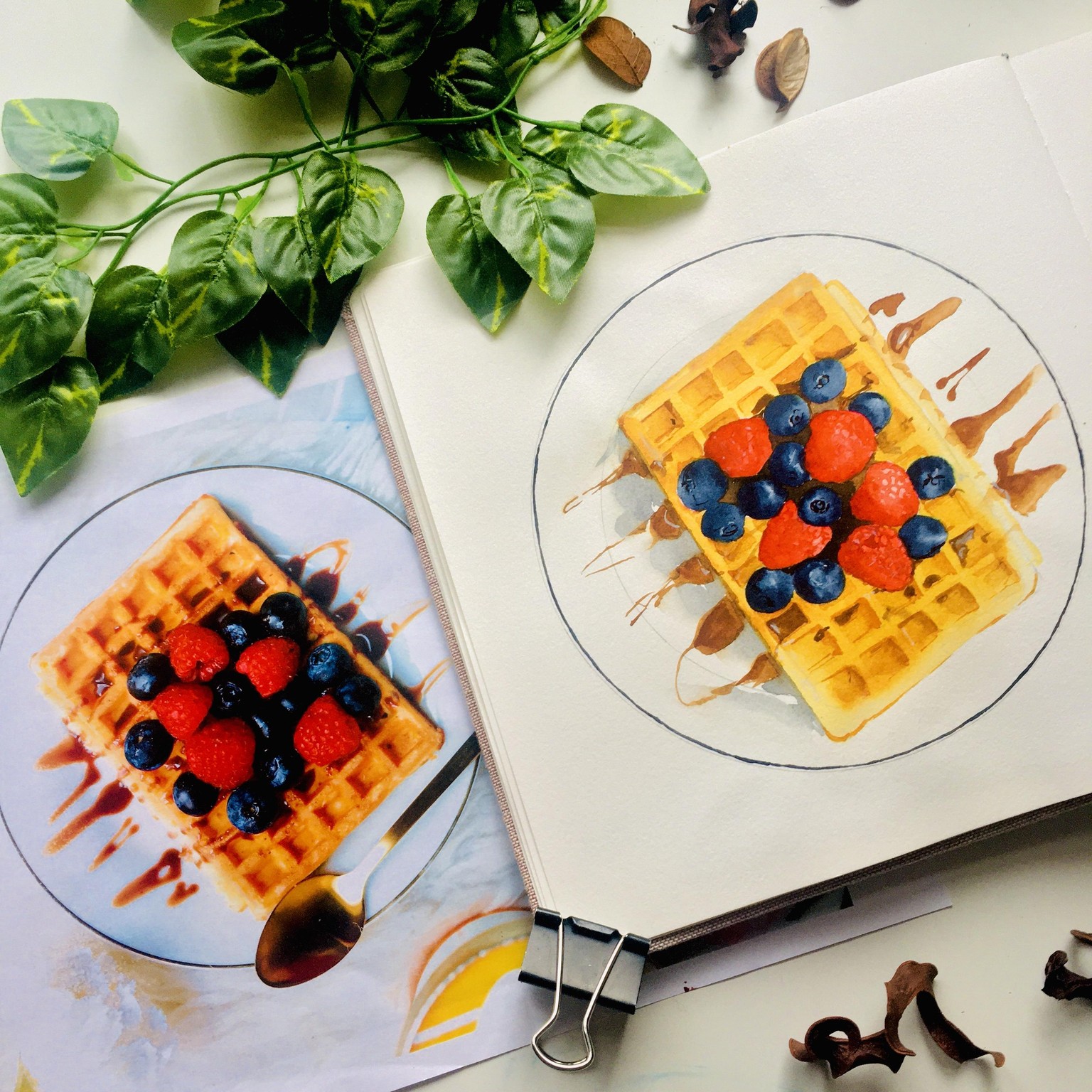 Food Illustration From Picture - image 2 - student project