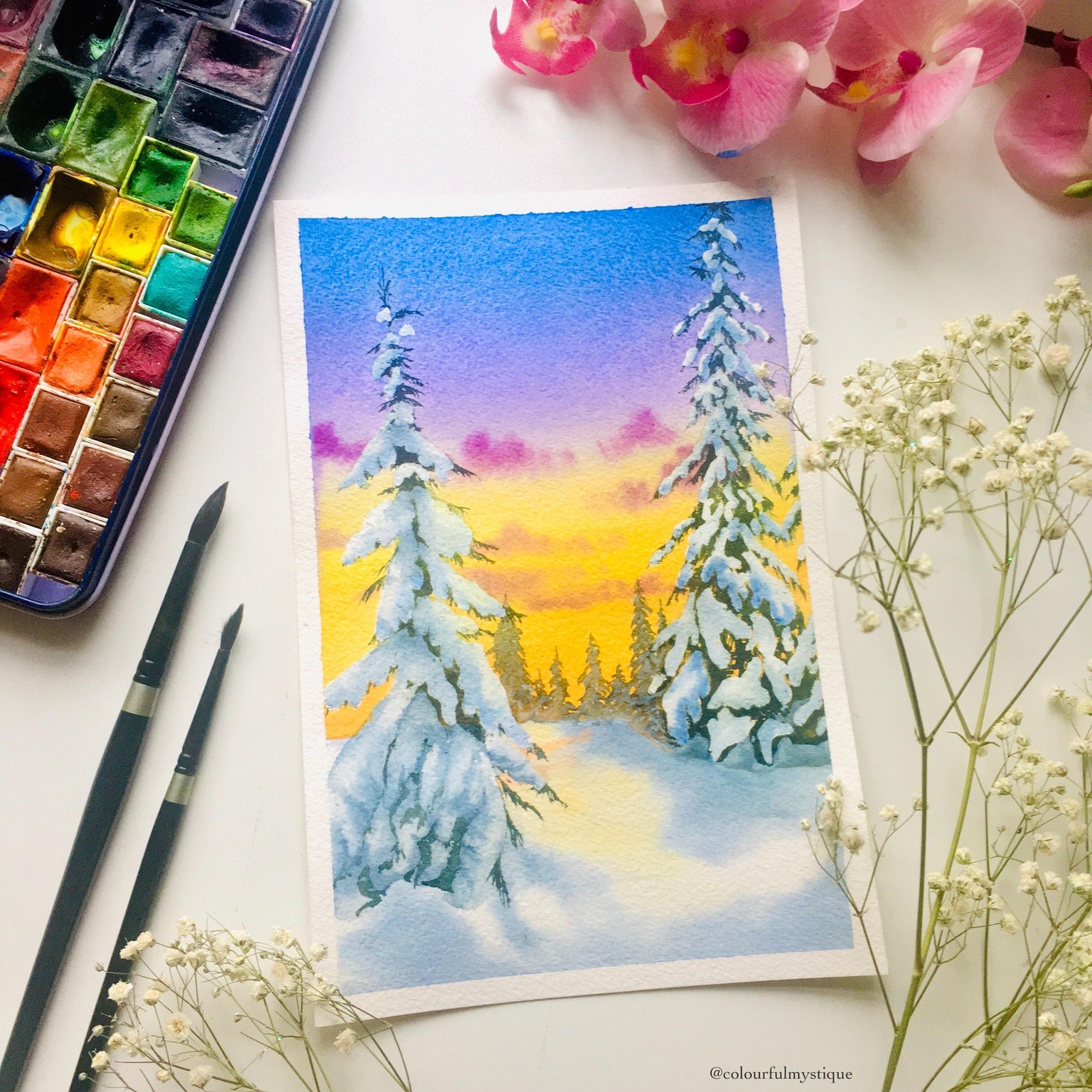 Winter Pines - image 1 - student project