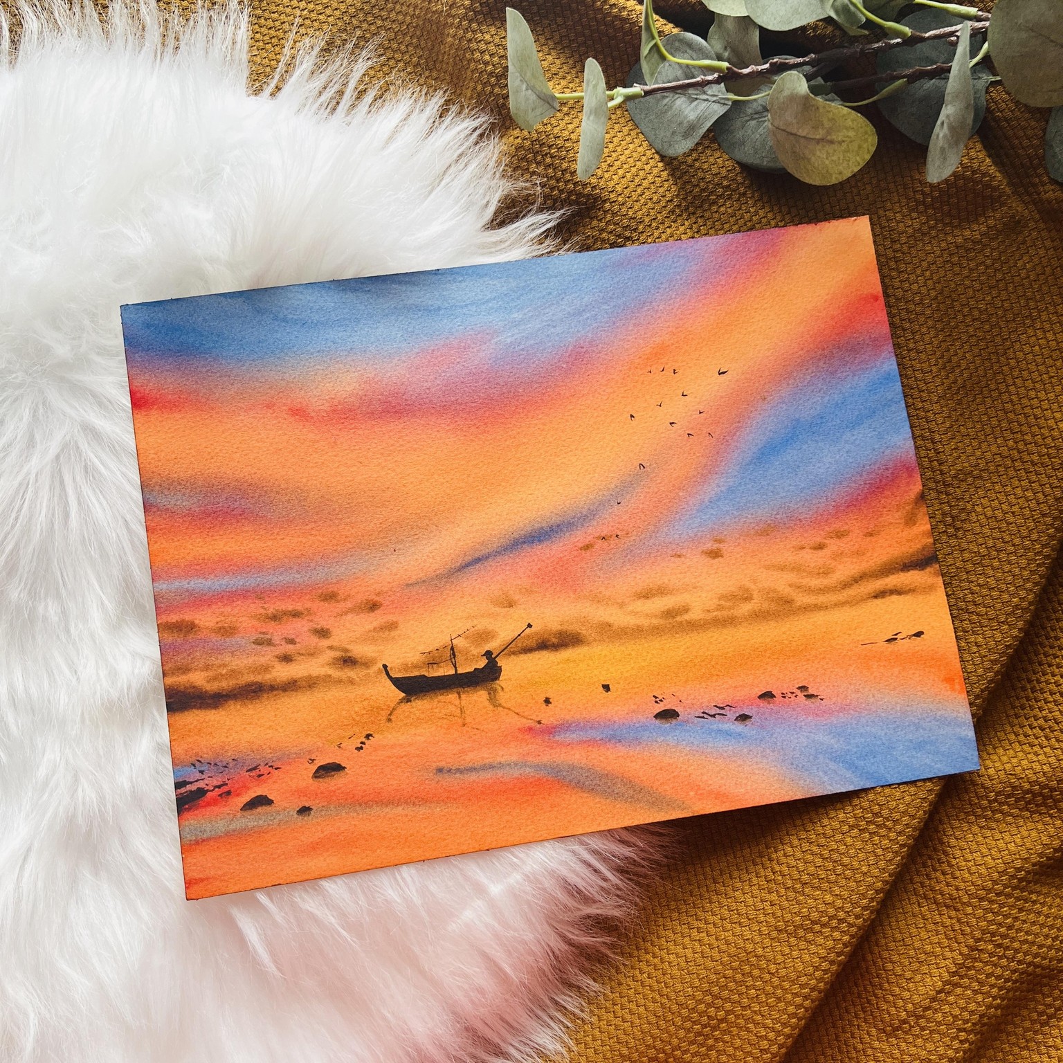 Colours of Sunset Paintings - image 2 - student project