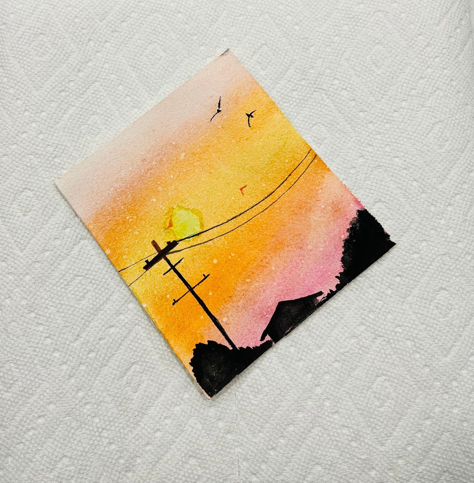 Fall in love with watercolors - image 3 - student project