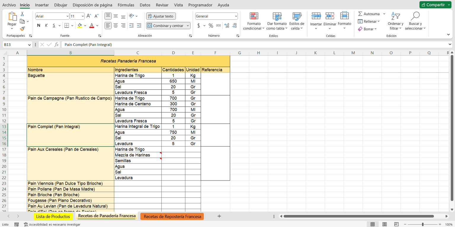 Mi Proyecto de Excel: Poniendo en practica los primero 25 capitulos - image 1 - student project