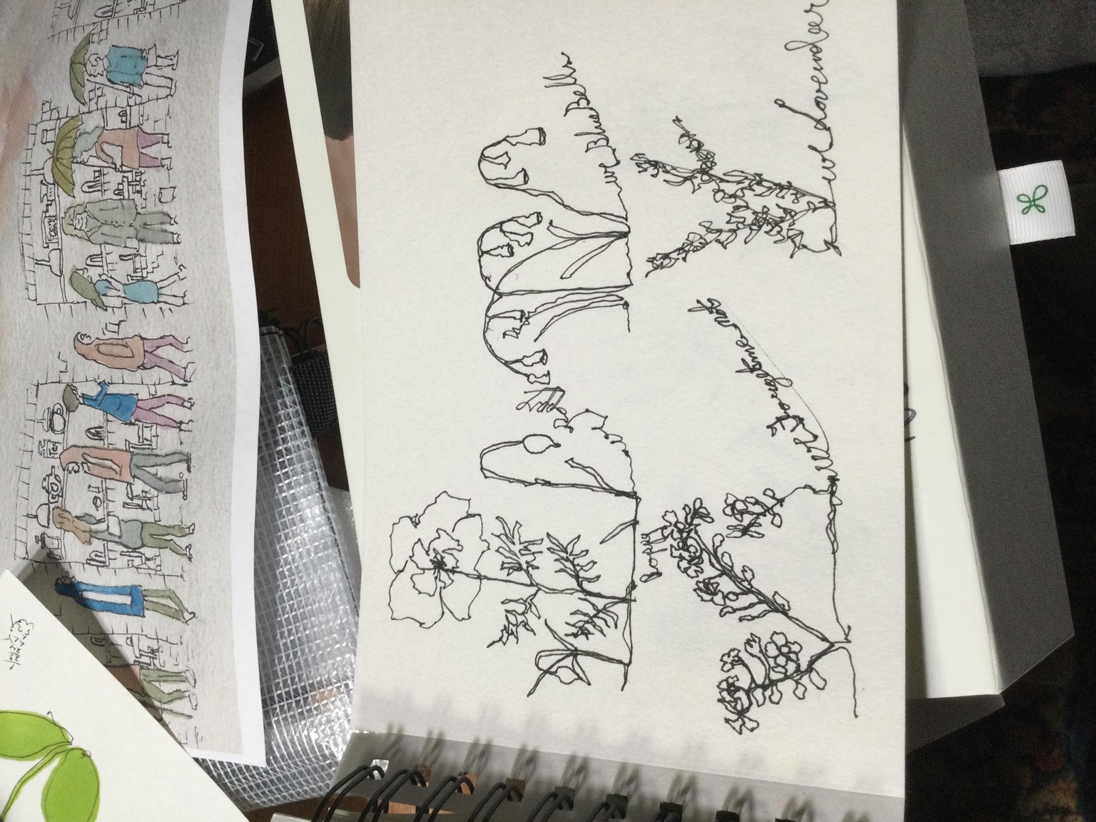 Loose sketching flowers - image 2 - student project